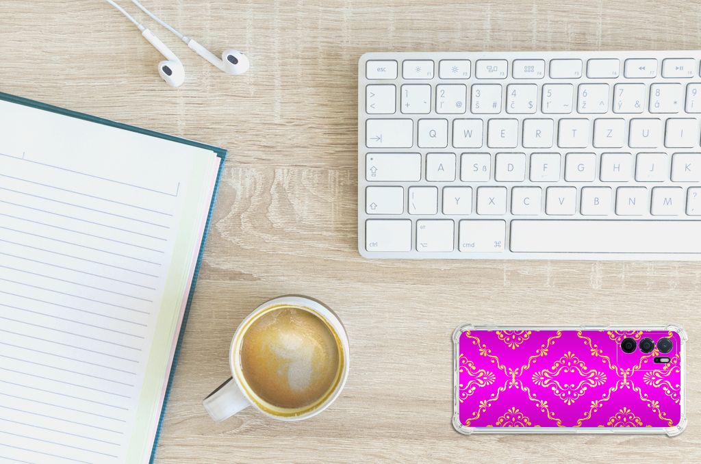 Anti Shock Case OPPO A16 | A16s | A54s Barok Roze B2C Telecom