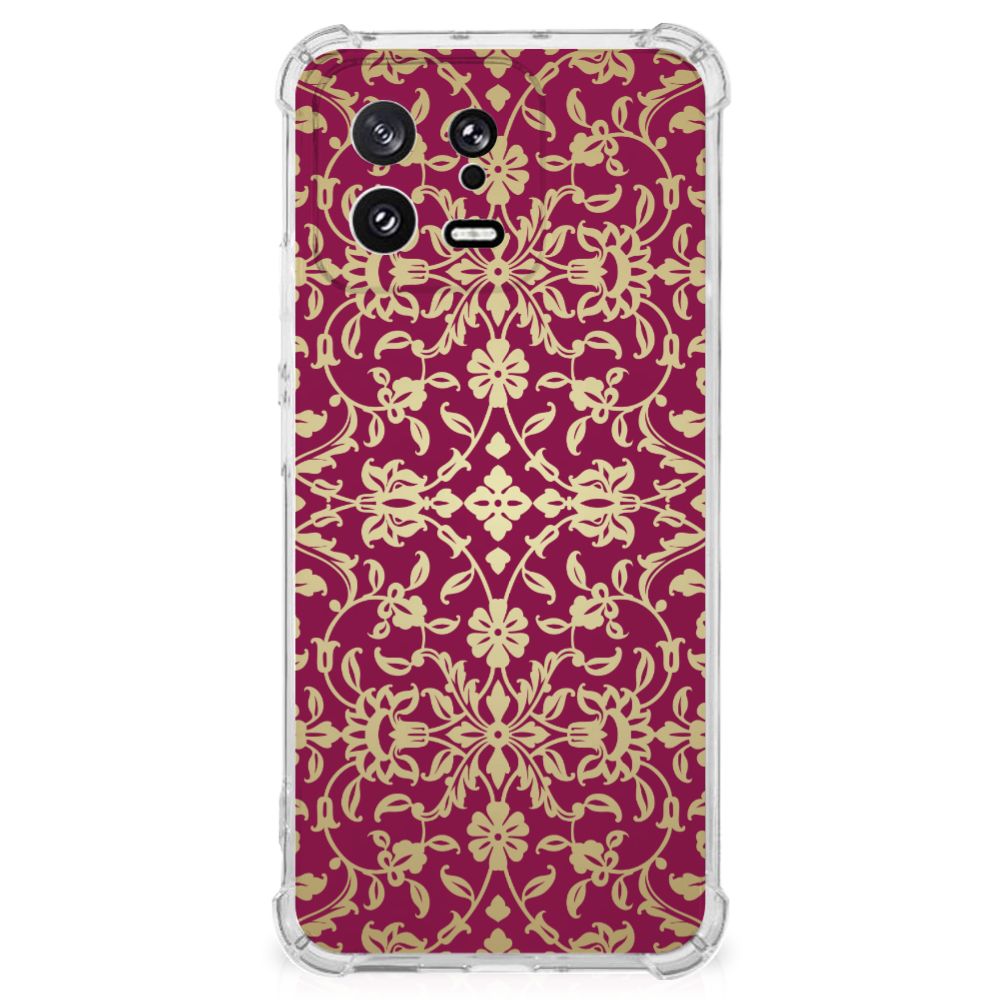 Xiaomi 13 Anti Shock Case Barok Pink achterkant