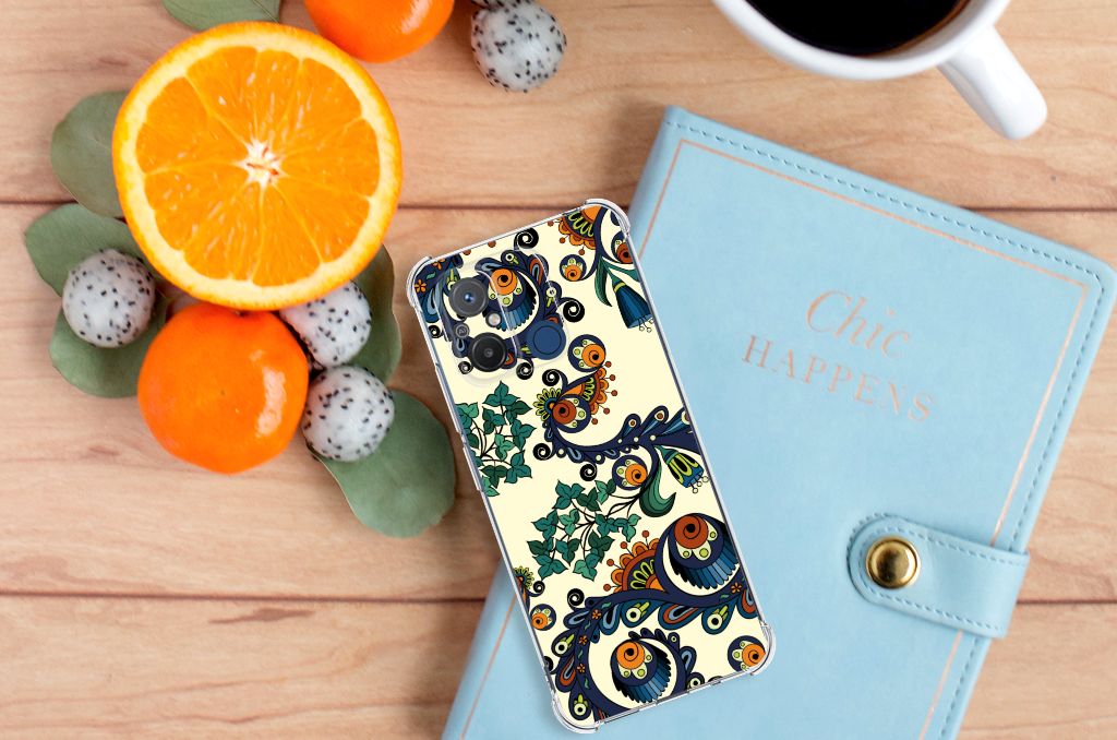 Anti Shock Case Xiaomi Redmi 12C Barok Flower B2C Telecom