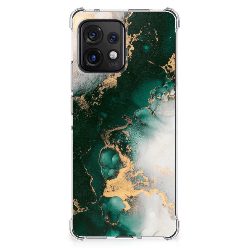 Anti-Shock Hoesje voor Motorola Edge 40 Pro Marmer Groen B2C Telecom