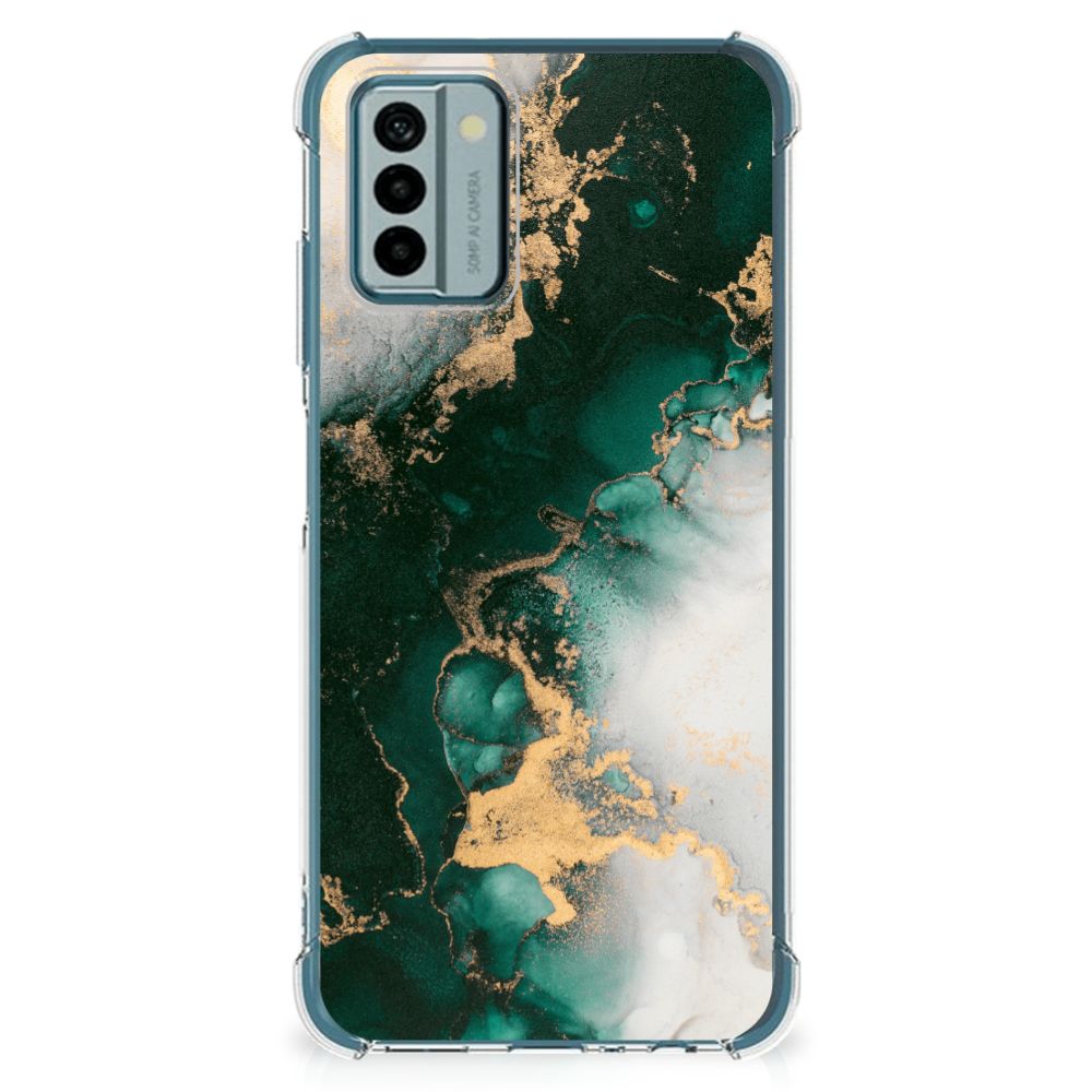 Anti-Shock Hoesje voor Nokia G22 Marmer Groen B2C Telecom