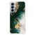 Samsung Galaxy A16 Anti-Shock Hoesje Marmer Groen achterkant