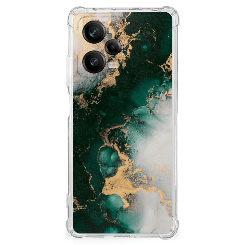 Anti-Shock Hoesje voor Xiaomi Redmi Note 12 Pro Plus Marmer Groen B2C Telecom