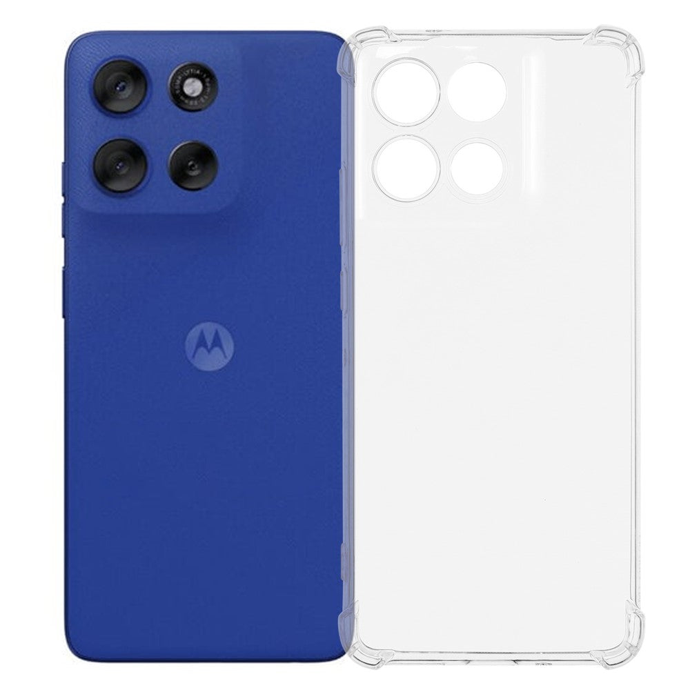 Motorola Moto G56 Anti-shock Back Cover Hoesje Transparant achterkant