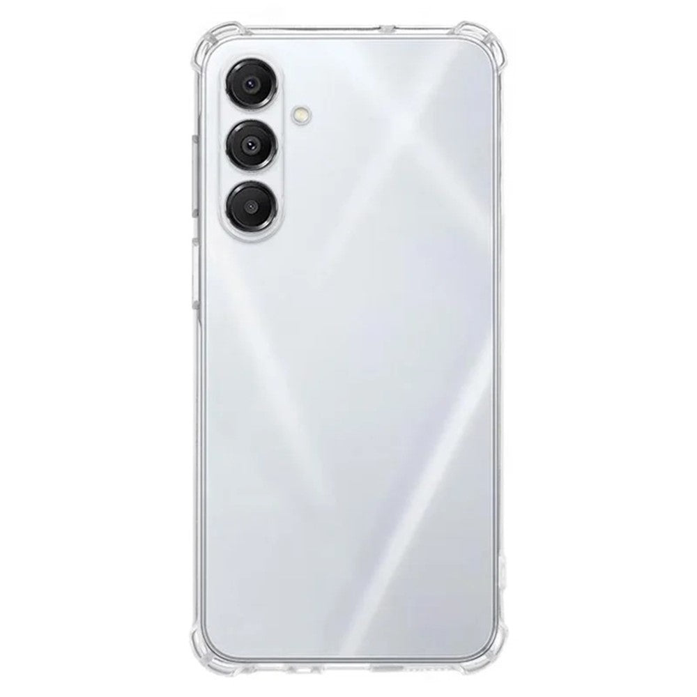 Samsung Galaxy A17 Anti-shock Back Cover Hoesje Transparant achteraanzicht