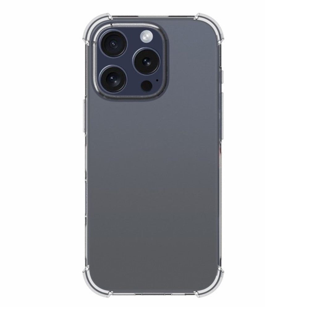 Apple iPhone 16 Pro Max Anti-shock Back Cover Transparant achterkant
