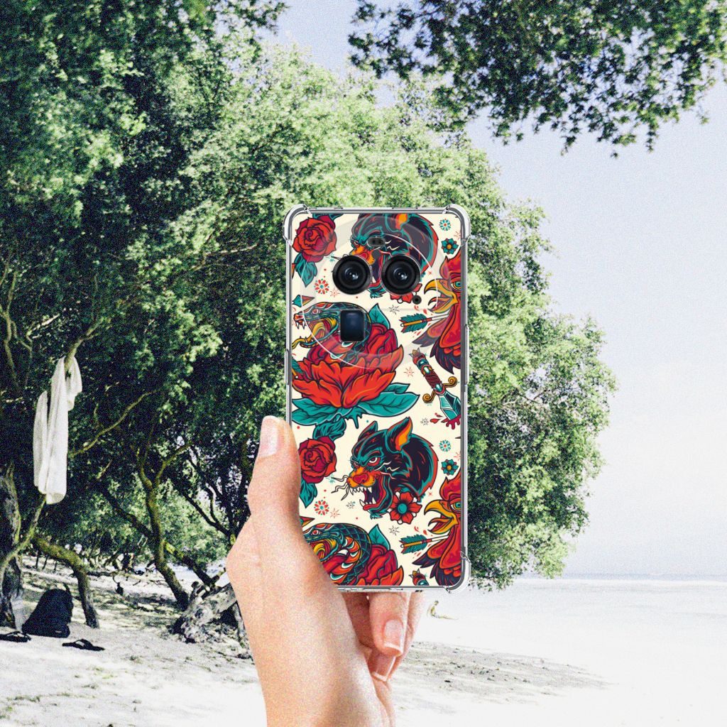 Anti-shock Hoesje met foto voor OPPO Find X6 Pro Old Skool B2C Telecom