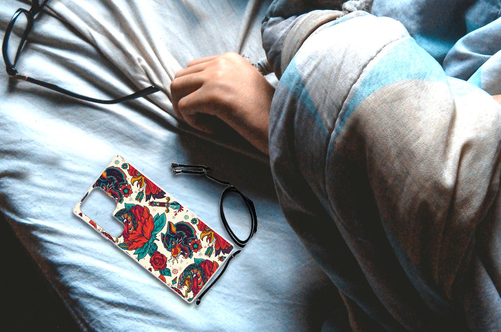 Anti-shock Hoesje met foto voor Samsung Galaxy S23 Ultra Old Skool B2C Telecom
