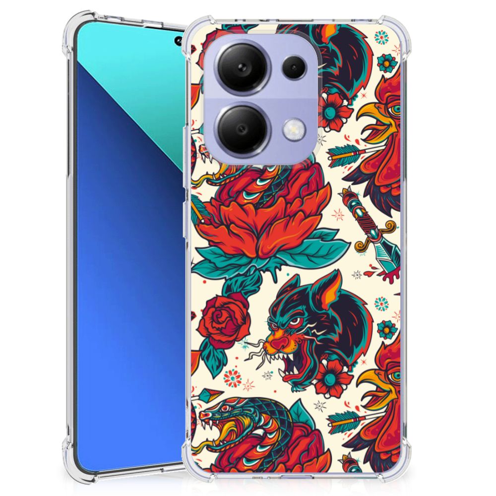Anti-shock Hoesje met foto voor Xiaomi Redmi Note 13 4G Old Skool B2C Telecom