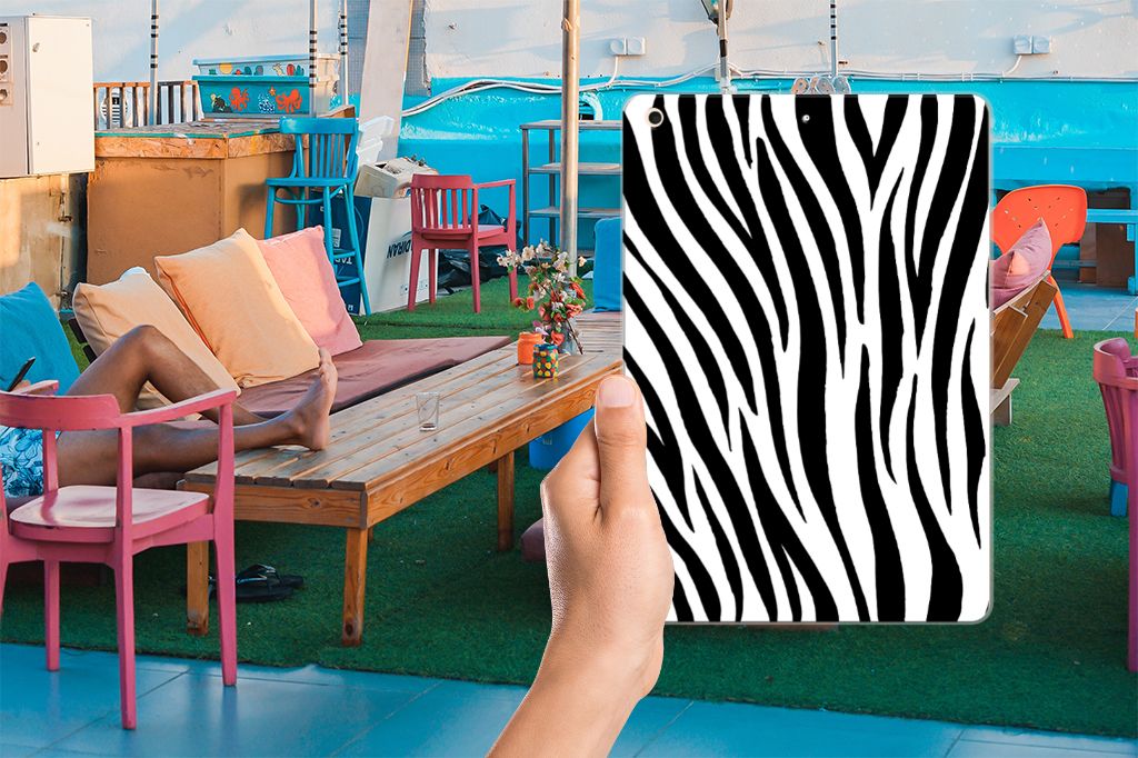 Apple iPad 10.2 | iPad 10.2 (2020) | 10.2 (2021) Back Case Zebra