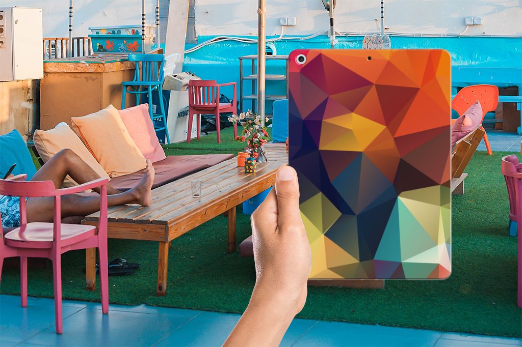 Apple iPad 9.7 2018 | 2017 Back Cover Polygon Color