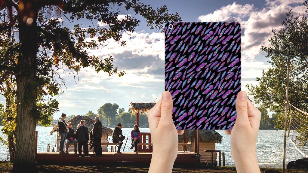 Apple iPad 9.7 2018 | 2017 Hippe Hoes Feathers Color