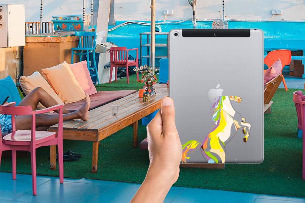 Apple iPad 9.7 2018 | 2017 Tablet Back Cover Horse Color