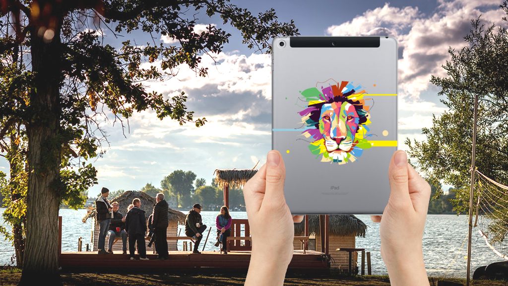 Apple iPad 9.7 2018 | 2017 Tablet Back Cover Lion Color