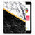 Apple iPad 9.7 2018 | 2017 Tablet Back Cover Marmer Wit Zwart - Origineel Cadeau Man