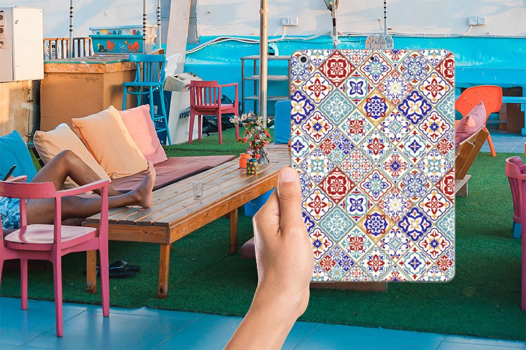 Apple iPad 9.7 2018 | 2017 Tablet Back Cover Tiles Color