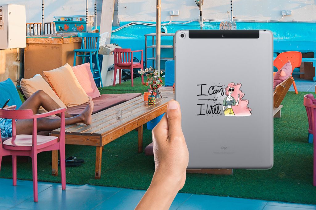 Apple iPad 9.7 2018 | 2017 Tablet Back Cover i Can