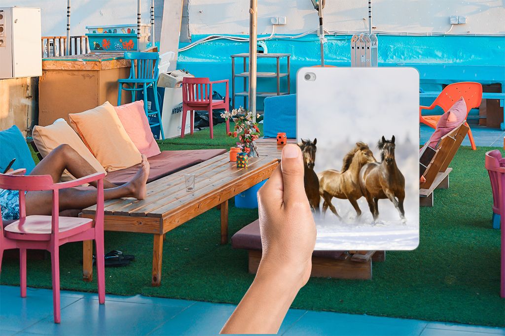 Apple iPad Mini 4 | Mini 5 (2019) Back Case Paarden