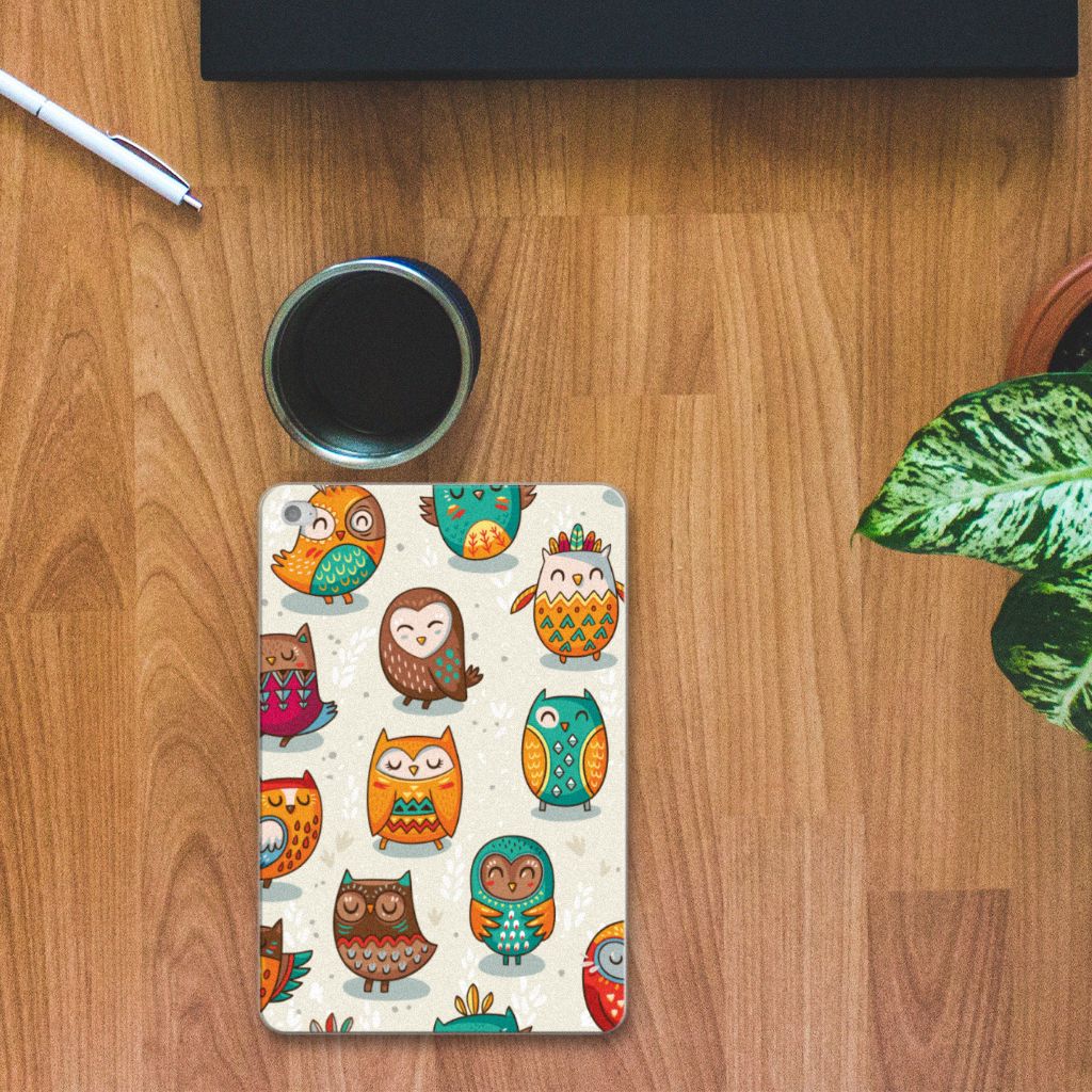 Apple iPad Mini 4 | Mini 5 (2019) Back Case Vrolijke Uilen