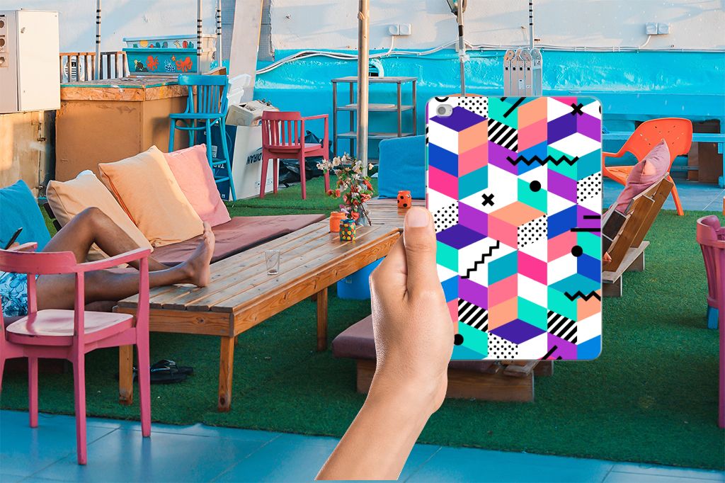 Apple iPad Mini 4 | Mini 5 (2019) Back Cover Blokken Kleurrijk