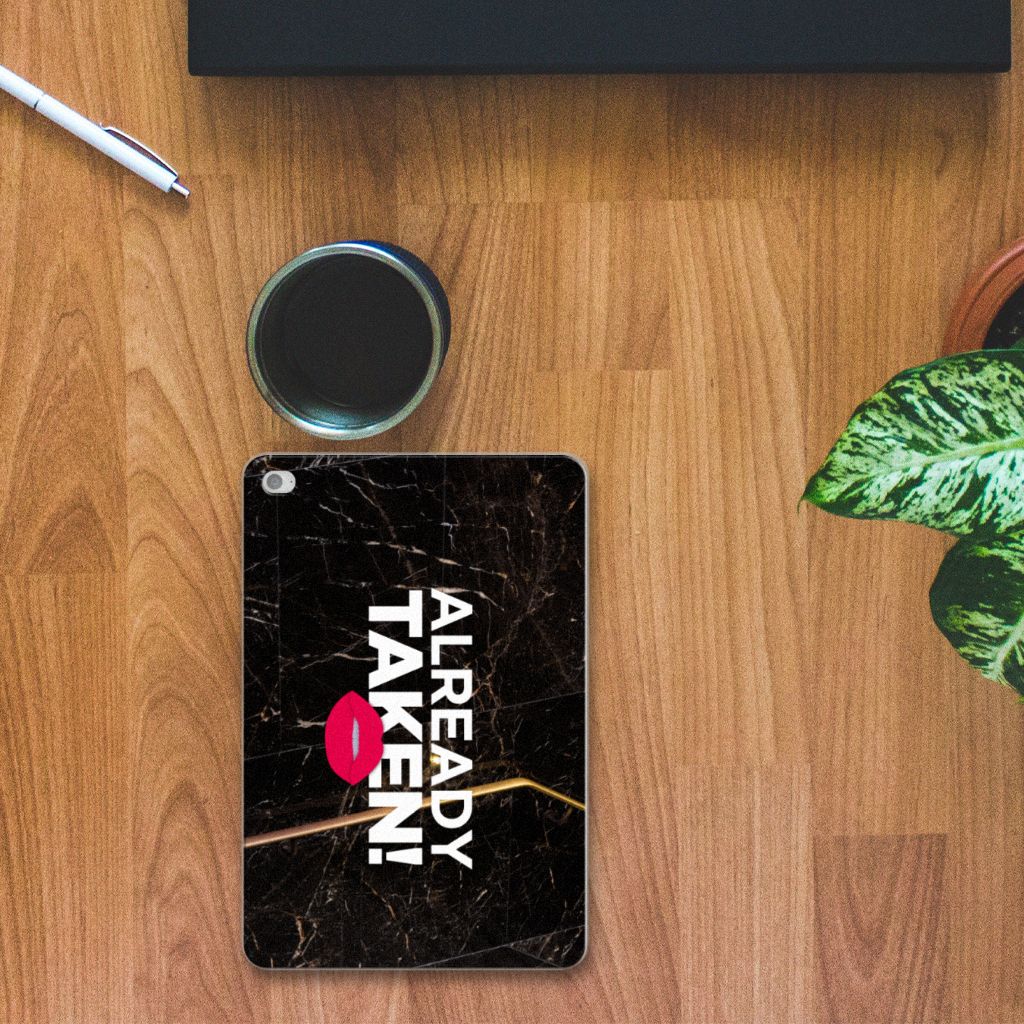 Apple iPad Mini 4 | Mini 5 (2019) Back cover met naam Already Taken Black