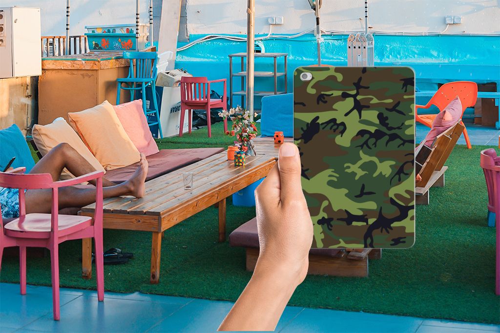 Apple iPad Mini 4 | Mini 5 (2019) Hippe Hoes Army Dark