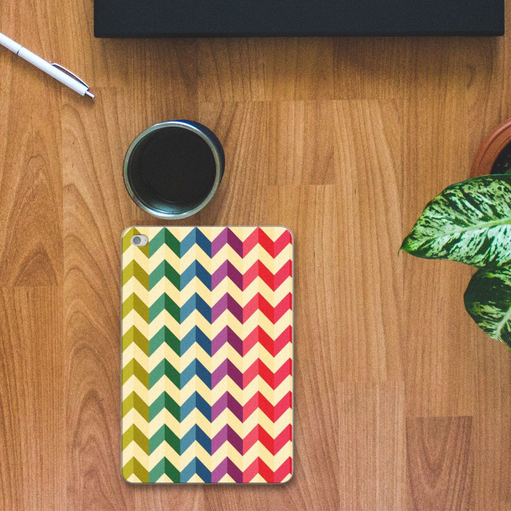 Apple iPad Mini 4 | Mini 5 (2019) Hippe Hoes Zigzag Multi Color