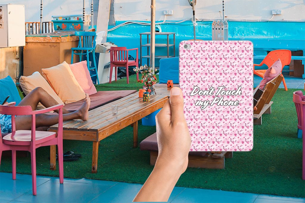 Apple iPad Mini 4 | Mini 5 (2019) Print Case Flowers Pink DTMP