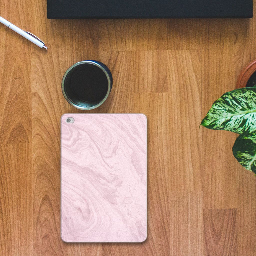 Apple iPad Mini 4 | Mini 5 (2019) Tablet Back Cover Marble Pink - Origineel Cadeau Vriendin