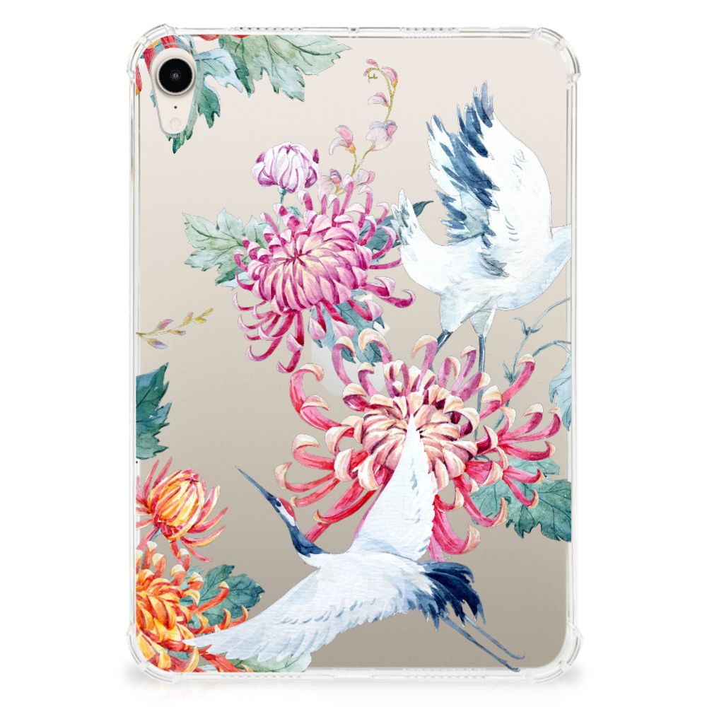 Apple iPad mini 6 (2021) Back Case Bird Flowers