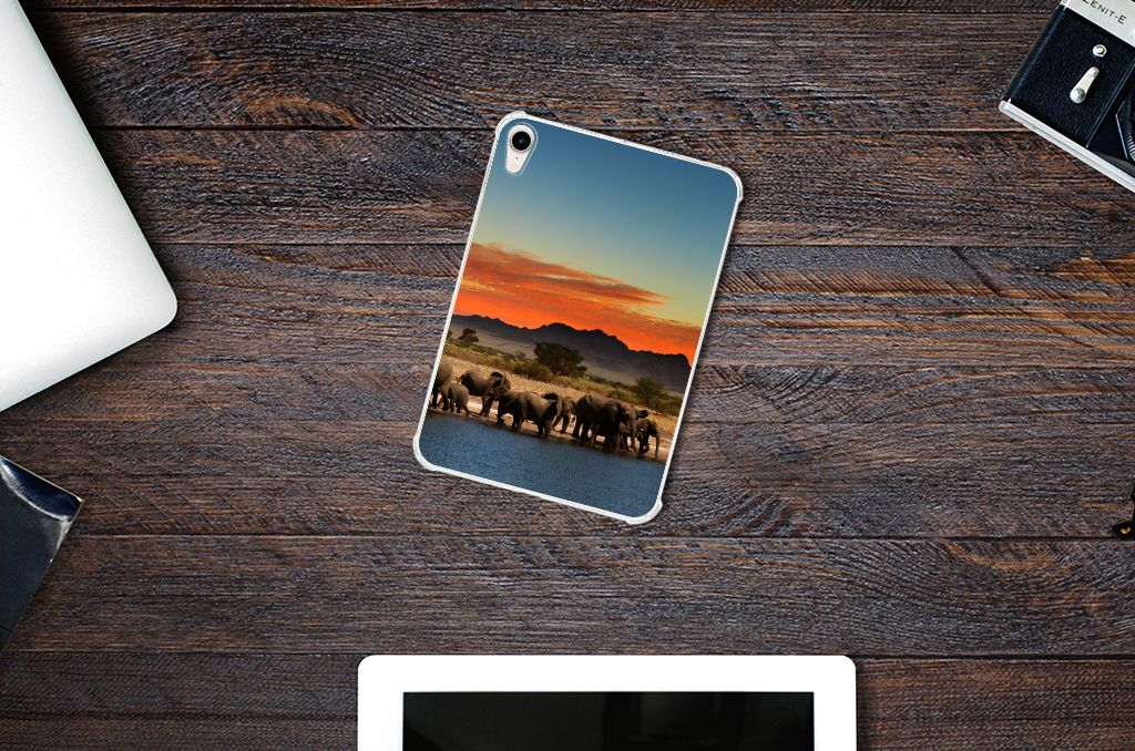 Apple iPad mini 6 (2021) Back Case Olifanten - B2C Telecom