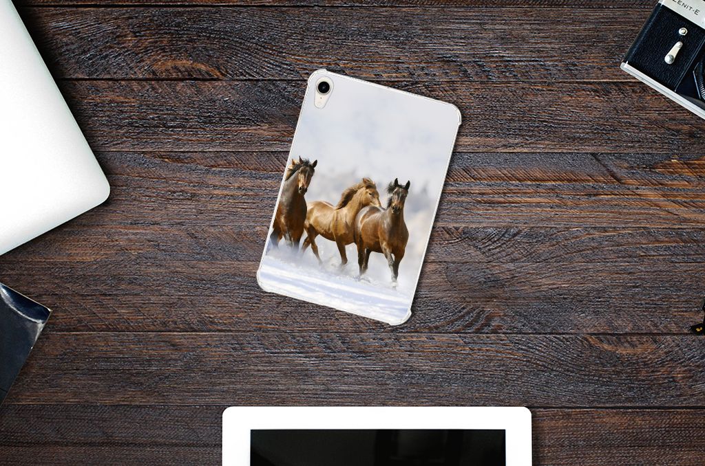 Apple iPad mini 6 (2021) Back Case Paarden - B2C Telecom