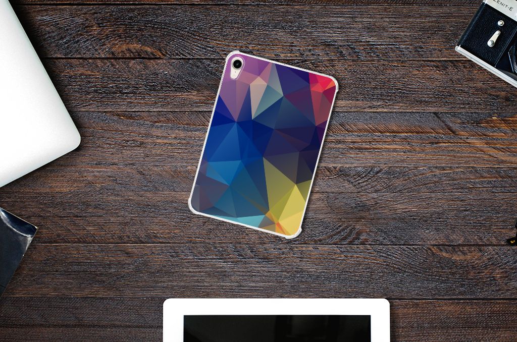 Apple iPad mini 6 (2021) Back Cover Polygon Dark - B2C Telecom