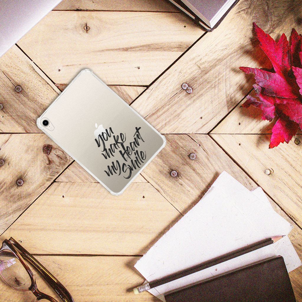Apple iPad mini 6 (2021) Back cover met naam Heart Smile - B2C Telecom