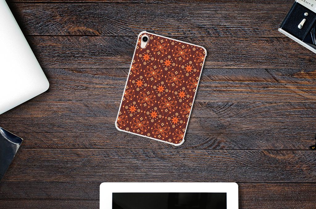 Apple iPad mini 6 (2021) Hippe Hoes Batik Brown - B2C Telecom