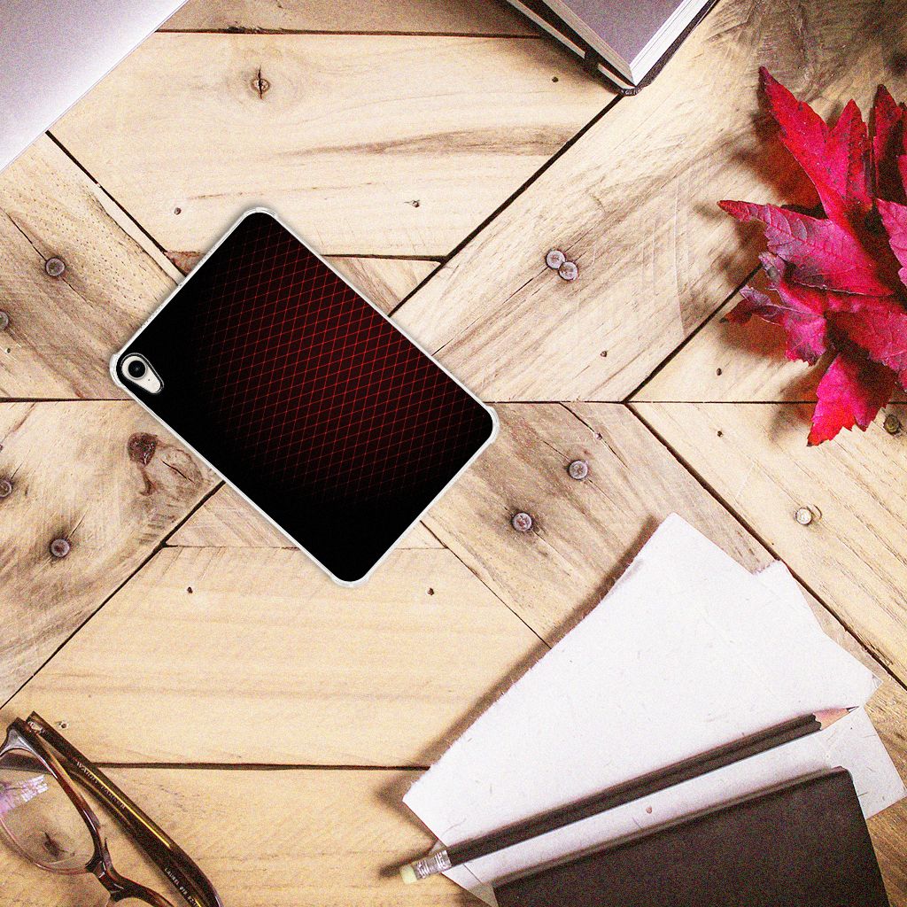 Apple iPad mini 6 (2021) Hippe Hoes Geruit Rood - B2C Telecom