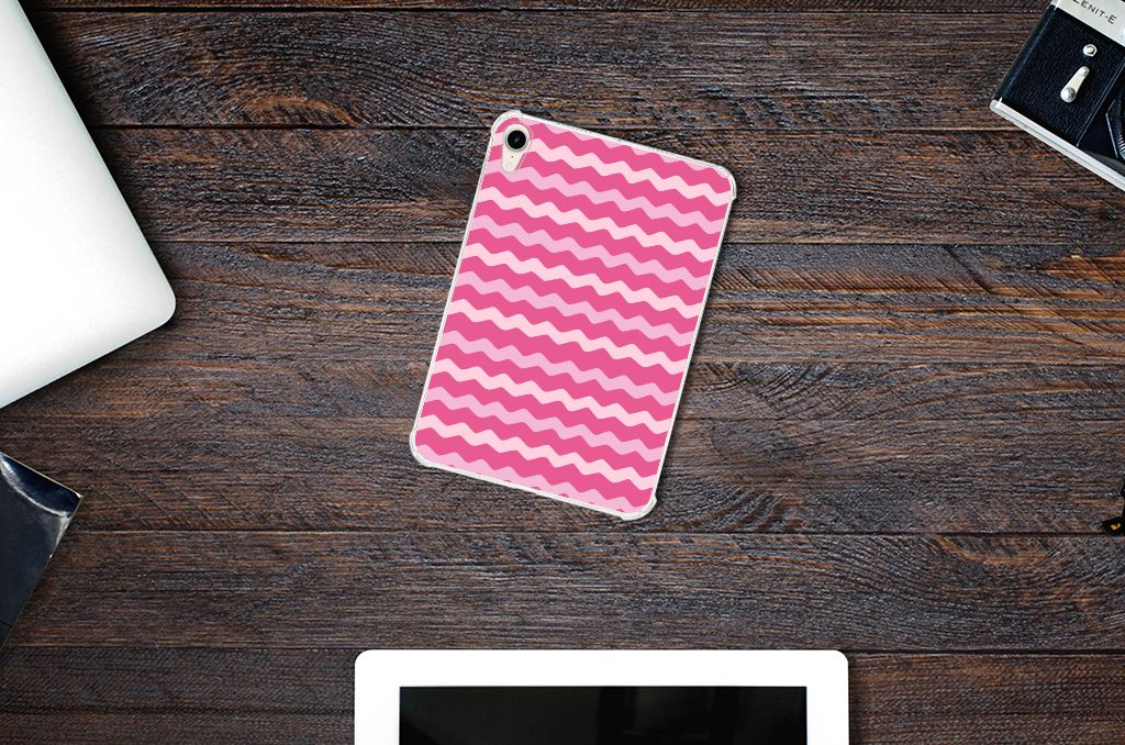 Apple iPad mini 6 (2021) Hippe Hoes Waves Pink - B2C Telecom