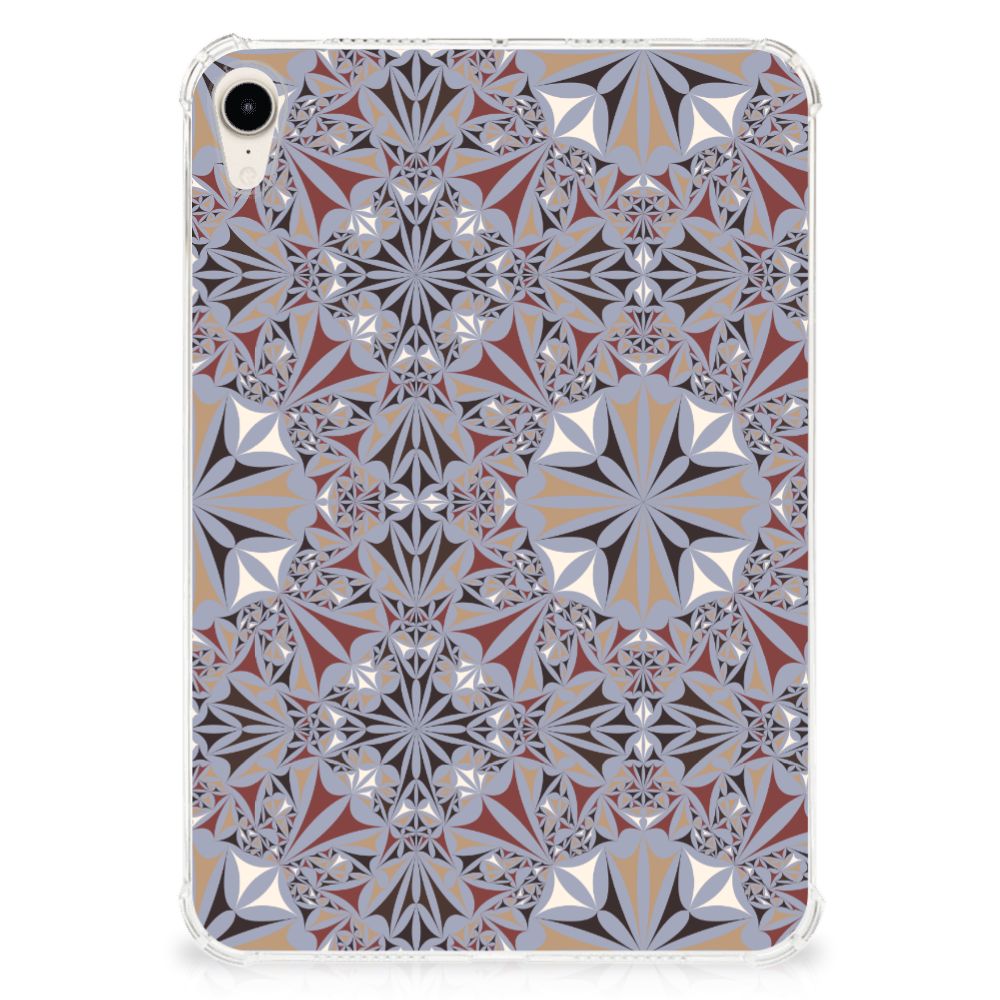 Apple iPad mini 6 (2021) Tablet Back Cover Flower Tiles