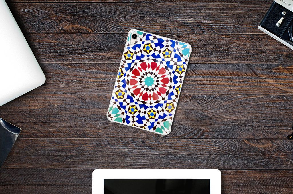 Apple iPad mini 6 (2021) Tablet Back Cover Mozaïek - B2C Telecom