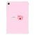 Apple iPad mini 6 (2021) Tablet Back Cover Pig Mud featuring a cute pink pig design with a heart â¤ī¸.