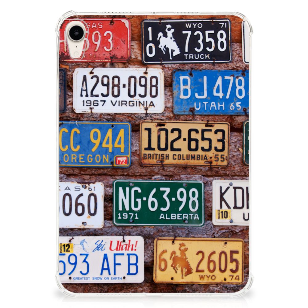 Apple iPad mini 6 (2021) Tablet Backcover met foto Kentekenplaten - B2C Telecom