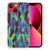 Apple iPhone 13 TPU Hoesje Abstract Green Blue abstract design voorkant