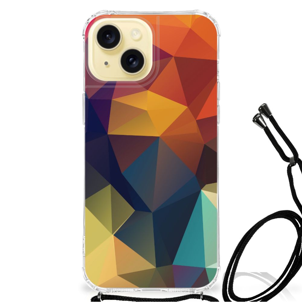 Apple iPhone 15 Shockproof Case Polygon Color B2C Telecom