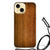Apple iPhone 15 Stevig Telefoonhoesje Donker Hout B2C Telecom