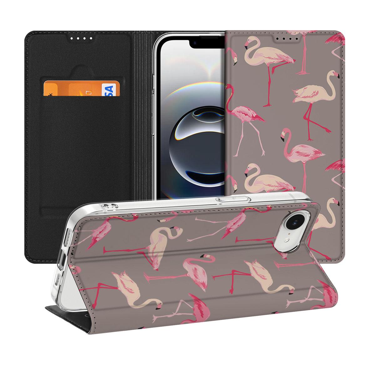 Apple iPhone 16e Hoesje maken Flamingo hoesje flamingo design voorkant
