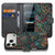 Apple iPhone 17 Pro Max Bookcase Hoesje Aztec Met 3 Pasjes Print design Aztec aanzicht