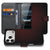 Apple iPhone 17 Pro Max Hoesje Bookcase Geruit Rood Met 3 Pasjes portemonnee geruit design vooraan