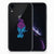 Apple iPhone Xr Telefoonhoesje met Naam Merel rubber design Merel aanzicht