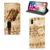 Apple iPhone Xs Max Stand Case Bladmuziek met vintage microfoon en bladmuziekprint.