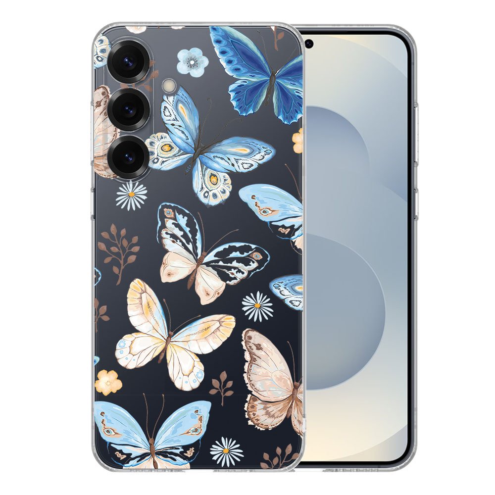 Samsung Galaxy S25 Plus TPU Hoesje Vlinder Backcover achterkant